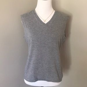 ❎DONATED❎ Freestyle Gray V-Neck Tank